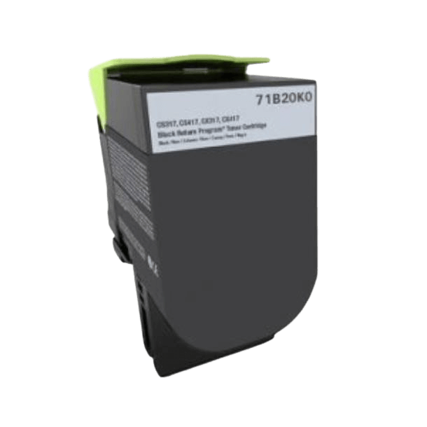 PixoJet Lexmark 71B20K0 svart toner | Innhold: 3000 sider