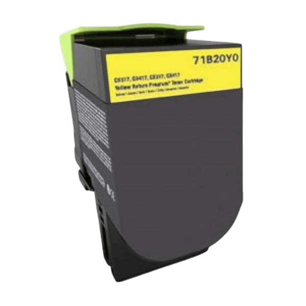 PixoJet Lexmark 71B20Y0 gul toner | Innhold: 2300 sider