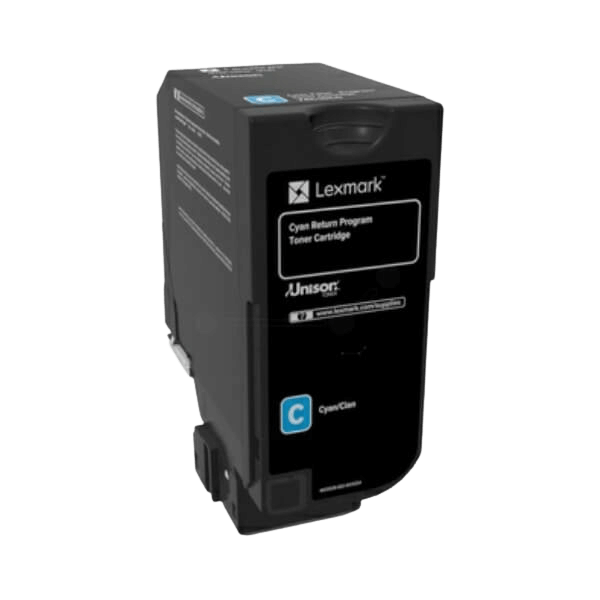 Lexmark Original 74C20C0 cyan toner | Innhold: 3000 sider