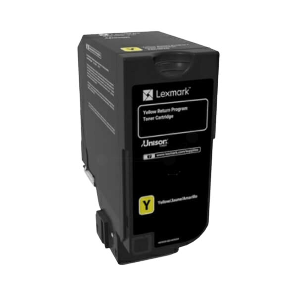 Lexmark Original 74C20Y0 gul toner | Innhold: 3000 sider