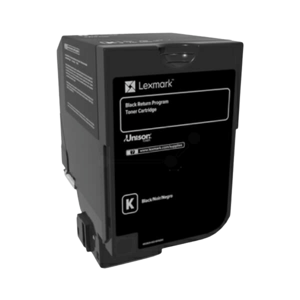 Lexmark Original 74C2SK0 XL svart toner | Innhold: 7000 sider