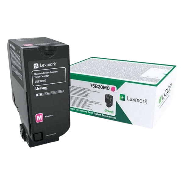 Lexmark Original 75B20M0 magenta toner | Innhold: 10000 sider