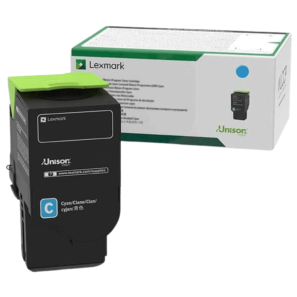 Lexmark Original 78C2XC0 XL cyan toner | Innhold: 5000 sider