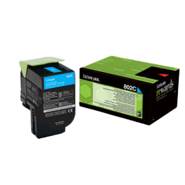 Lexmark Original 802C 80C20C0 cyan toner | Innhold: 1000 sider
