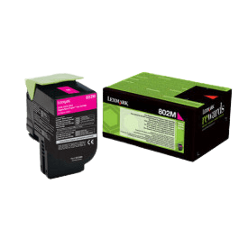 Lexmark Original 802M 80C20M0 magenta toner | Innhold: 1000 sider