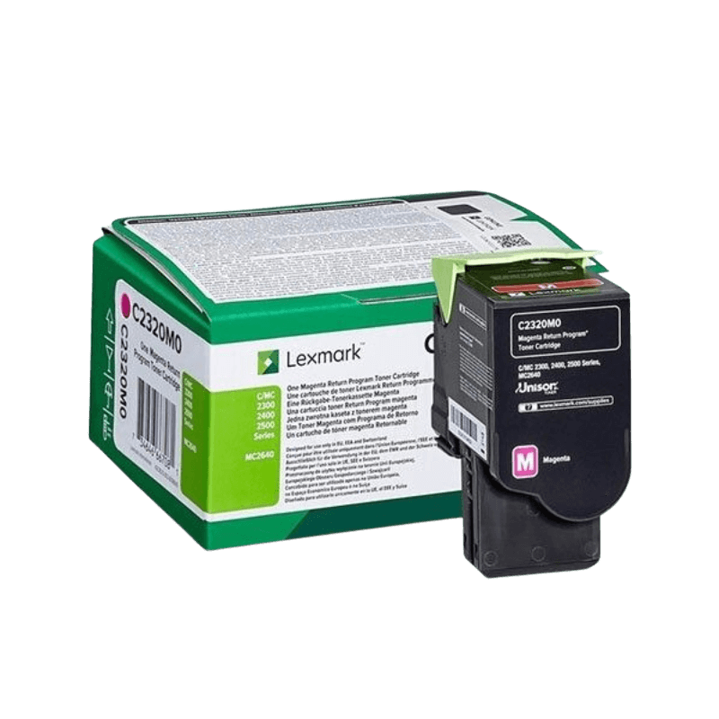 Lexmark Original C2320M0 magenta toner | Innhold: 1000 sider