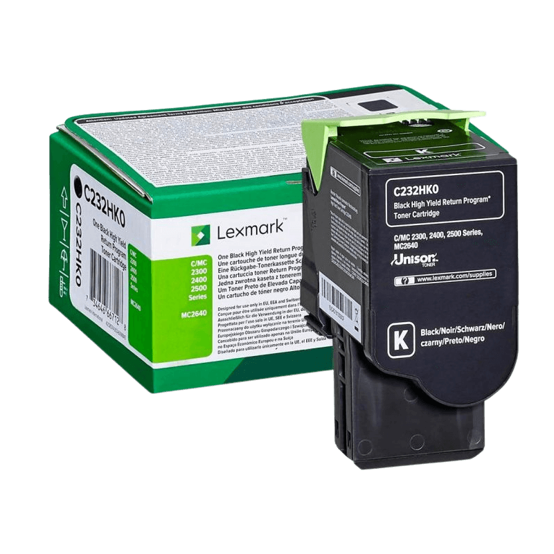 Lexmark Original C232HK0 XL svart toner | Innhold: 3000 sider