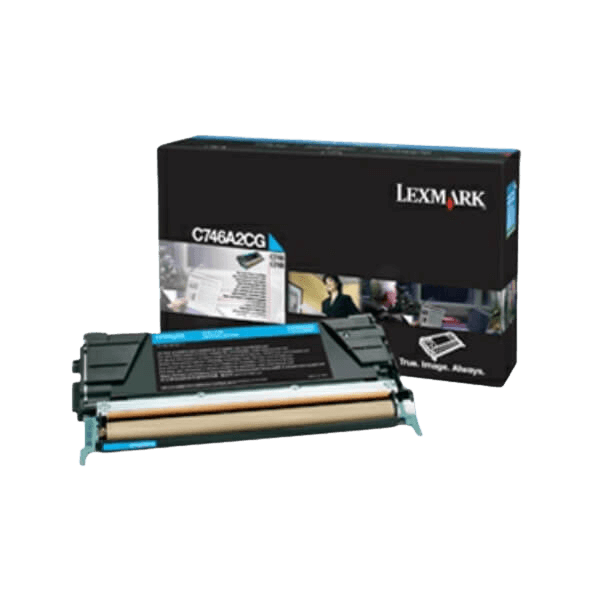 Lexmark Original C746 C746A3CG cyan toner | Innhold: 7000 sider