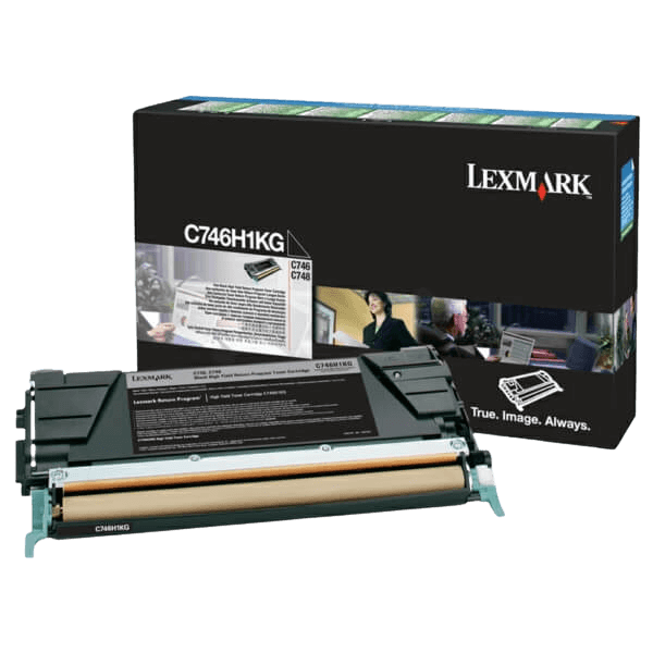 Lexmark Original C746 C746H1KG svart toner | Innhold: 12000 sider