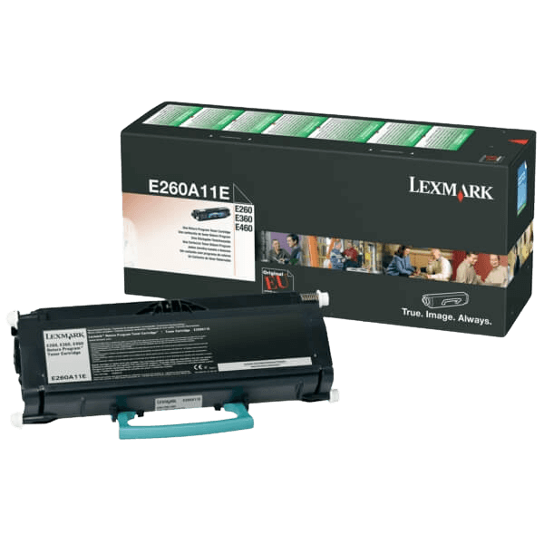 Lexmark Original E260A11E / E260A21E / E260A80G svart toner | Innhold: 3500 sider