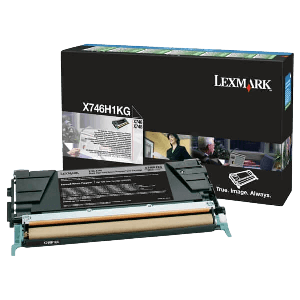 Lexmark Original X746 X746H1KG XL svart toner | Innhold: 12000 sider