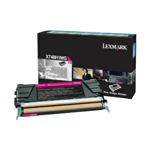 Lexmark Original X748 X748H3MG XL magenta toner | Innhold: 10000 sider