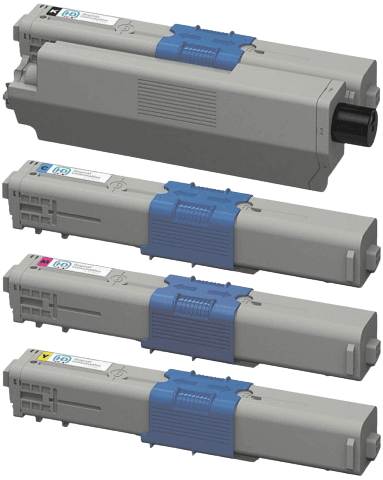 PixoJet OKI 44469803 verdipakke - 4 stk.