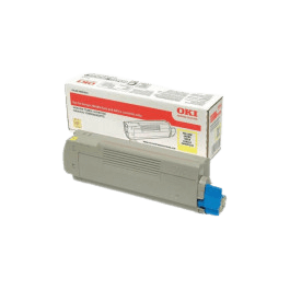 OKI Original 46443101 XL gul toner | Innhold: 10000 sider