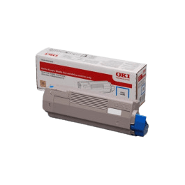 OKI Original 46443103 XL cyan toner | Innhold: 10000 sider
