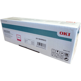 OKI Original 46490622 magenta toner | Innhold: 6000 sider