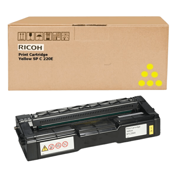 Ricoh Original 407546 gul toner | Innhold: 1600 sider