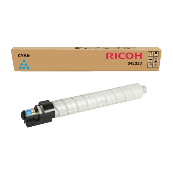 Ricoh Original DT3000 C 888643, 842033, 884949 cyan toner | Innhold: 12500 sider