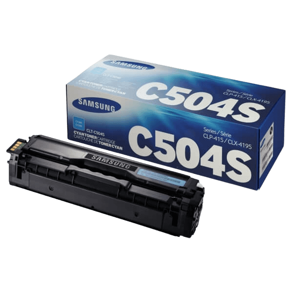 Samsung Original CLT-C504S SU025A cyan toner | Innhold: 1800 sider