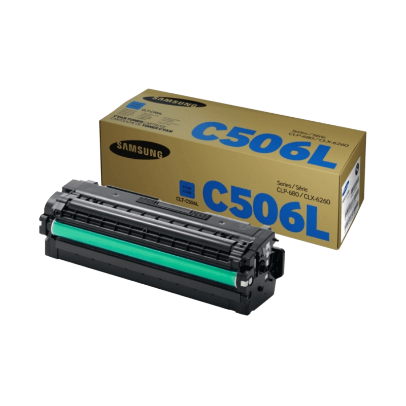 Samsung Original CLT-C506L SU038A XL cyan toner | Innhold: 3500 sider