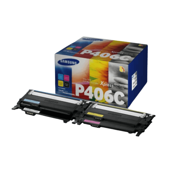 Samsung Original CLT-P406C SU375A CMYK rabattpakke | Innhold: 4500 sider