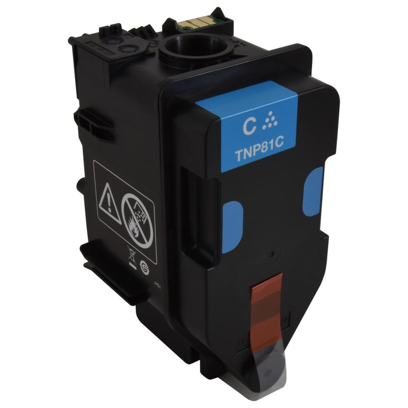 PixoJet Konica Minolta TNP-81C AAJW451 cyan toner | Innhold: 9000 sider