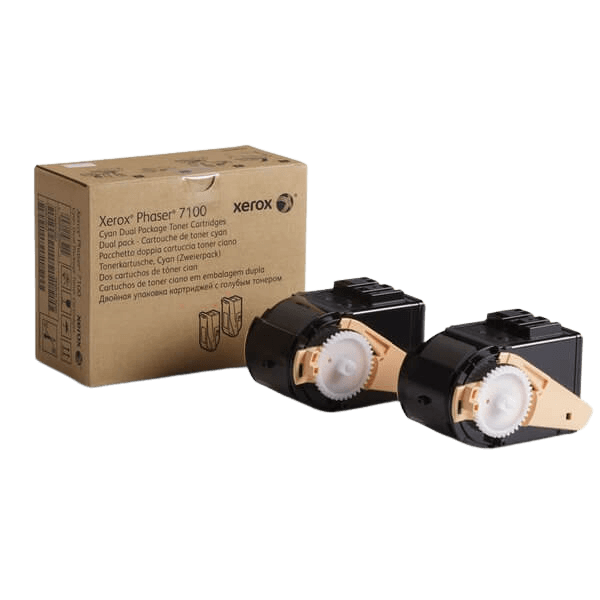 Xerox Original 106R02602 twin pack cyan toner | Innhold: 9000 sider