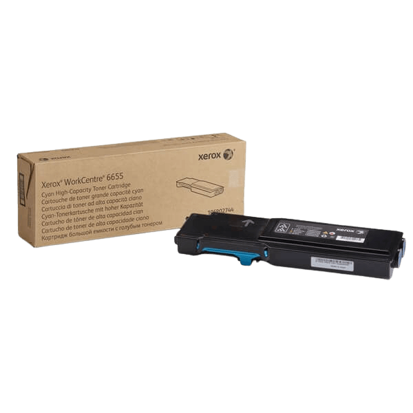 Xerox Original 106R02744 cyan toner | Innhold: 7500 sider